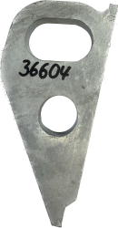 36604 Zurring, klappbar, verzinkt, 120 mm